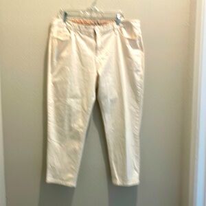 Vintage America Blues (Boyfriend) tan color Size 16/33 96% cotton. Pre-owned.